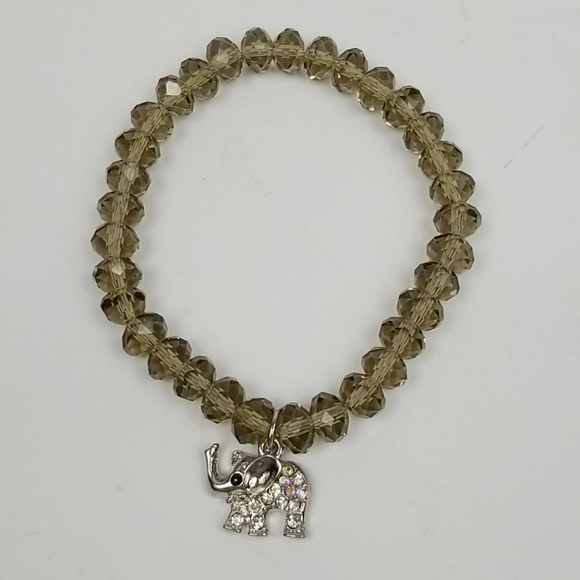 Elephant Stretch Beaded Bracelet - Picture 2 of 5